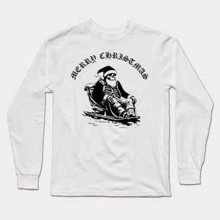 Merry Christmas skeleton Long Sleeve T-Shirt